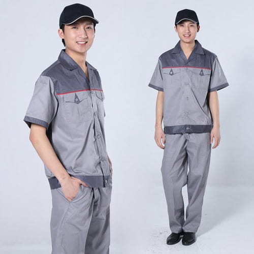 may đồng phục công nhân