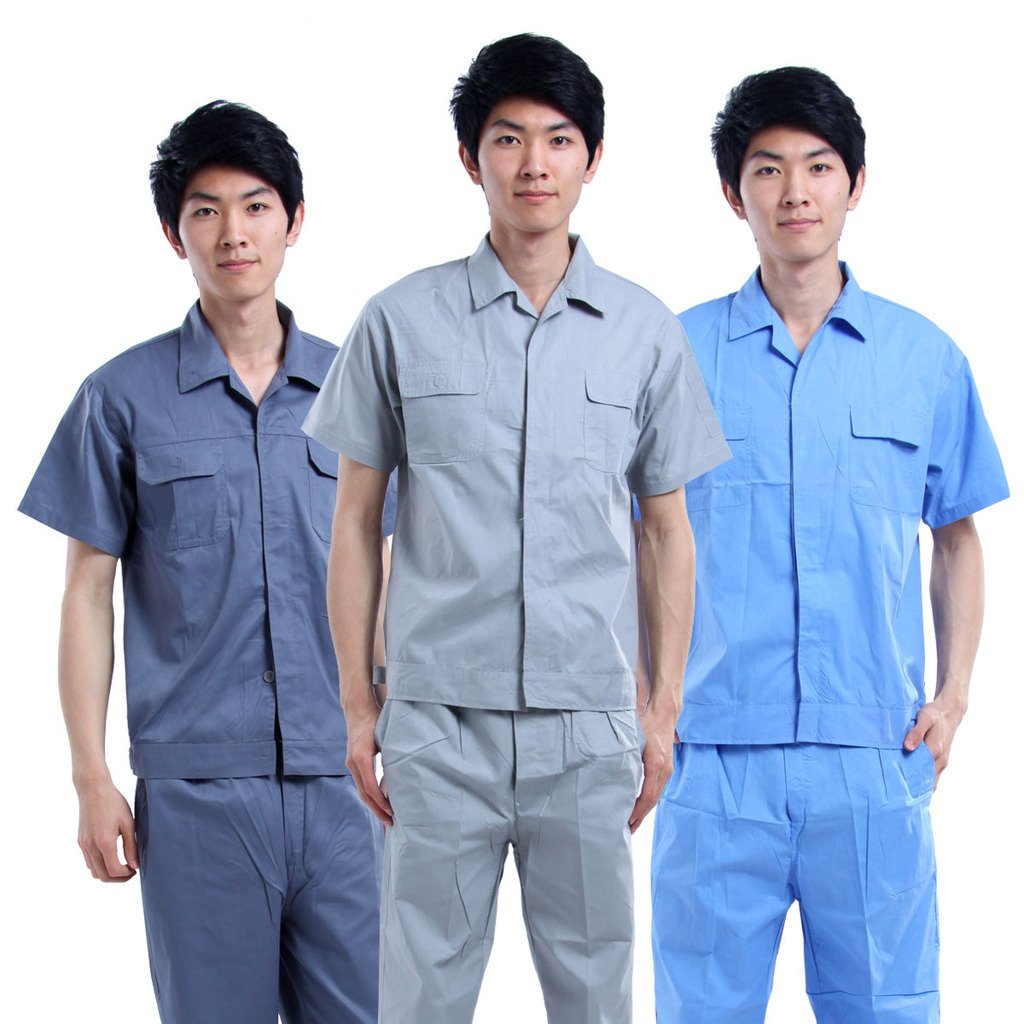 may đồng phục công nhân